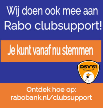 Rabobank Clubsupport – Stem op D.S.V. ‘61!
