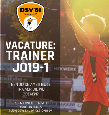 Vacature: Trainer JO19-1